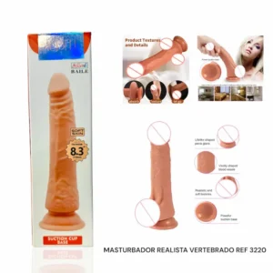 Consolador realista tamaño medio 21 cm