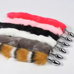 Plug anal con cola suave