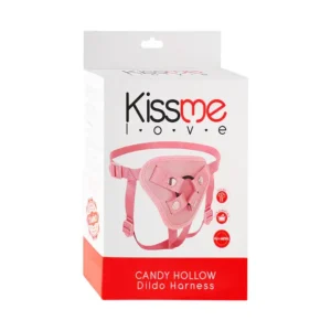 Arnés dildo mujer Candy Hollow Harness ajustable