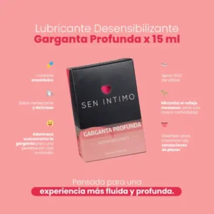 Spray desensibilizante garganta sexo oral
