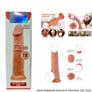 Dildo realista con ventosa 20 cm