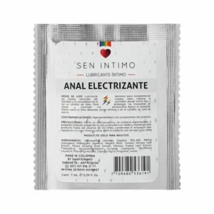 Lubricante anal electrizante sachet