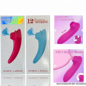 Succionador de clítoris 12 funciones USB
